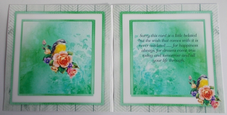 Green Fantasy Card front  by Sharon Wilson