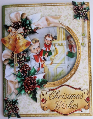 A5 Christmas Bells - In the Choir by Sharon Wilson