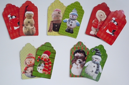 Snowmen Gift Tags by Sharon Wilson