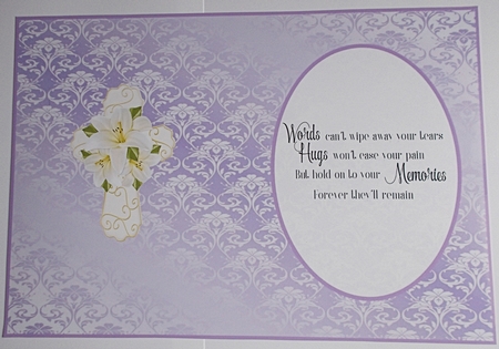 With Our Deepest Sympathy Insert, With Verse 2 by Sharon Wilson