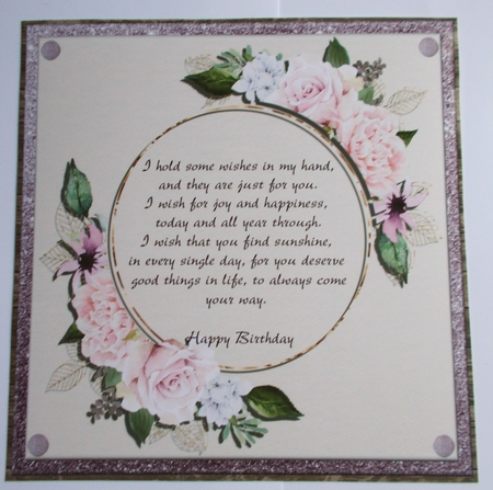 6x6 BLANK INSERT by Sharon Wilson