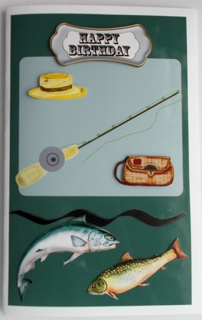 GOOD CATCH DECOUPAGE by Sharon Wilson