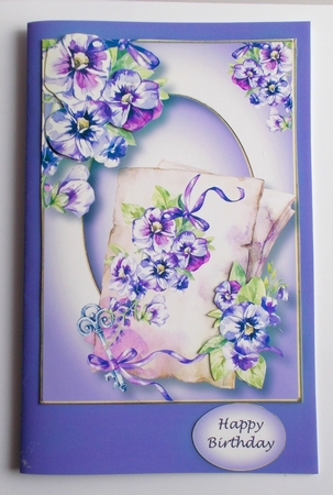 Vibrant Violets A5 by Sharon Wilson