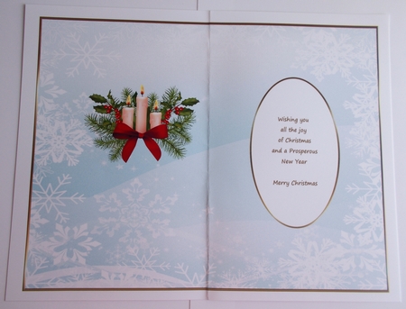 Christmas Snowflakes Blank Inserts x 15 Kit 4 by Sharon Wilson