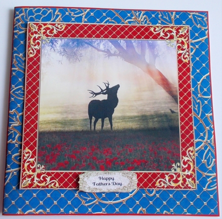 SCENIC STAG FATHERS DAY AND MULTI SENTIMENTS  1 by Sharon Wilson