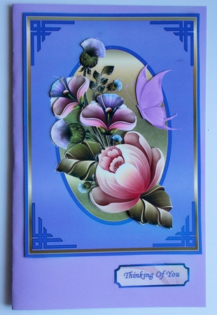 Framed Pretty Floral by Sharon Wilson