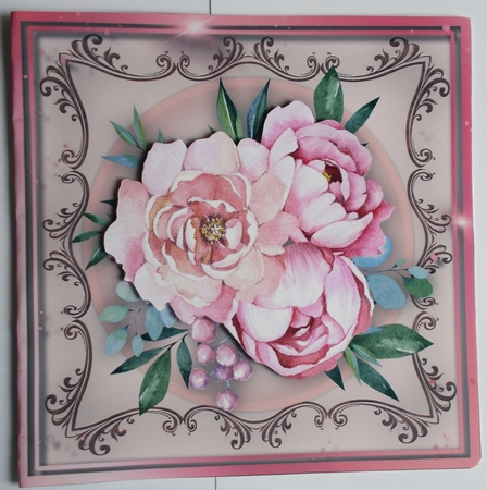 Gorgeous Pink Peony Roses  by Sharon Wilson