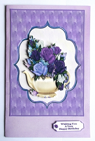 Beautiful Roses In A Tea Pot by Sharon Wilson