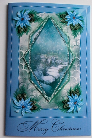 Festive A5 Christmas Toppers  2 by Sharon Wilson