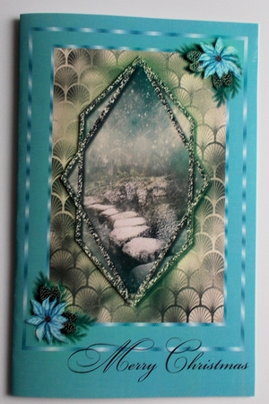 Festive A5 Christmas Toppers  2 by Sharon Wilson