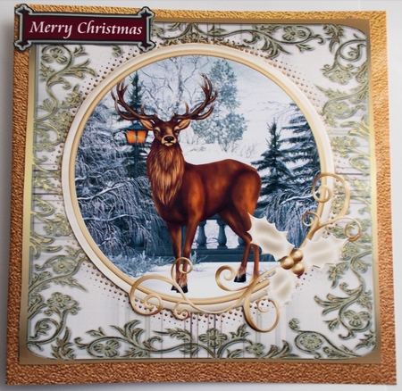 The Stag Christmas Topper by Sharon Wilson