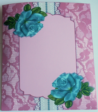 Painted Rose 4 - Pyramage Card Kit by Sharon Wilson