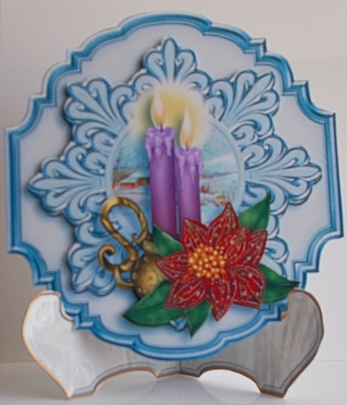 Christmas Candle Topper-8 by Sharon Wilson
