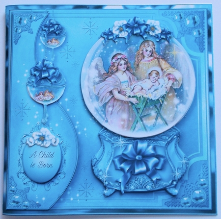 A Child is Born Christmas Globe Mini Kit-4 by Sharon Wilson