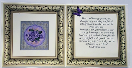 3 Scalloped roses card fronts/toppers 3 by Sharon Wilson