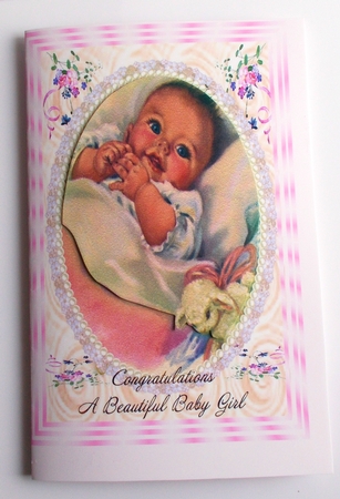 New Baby  Girl Toppers by Sharon Wilson