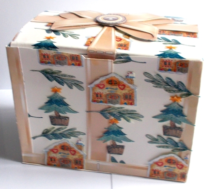 Christmas Pattern Background Paper 6 by Sharon Wilson
