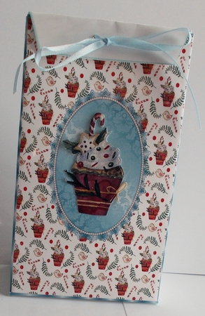 Christmas Pattern Background Paper 14 by Sharon Wilson