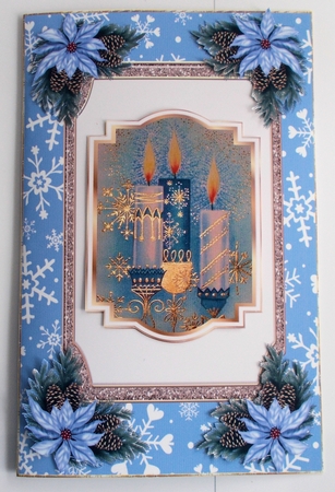 Snowflake A5 Backgrounds-Christmas Time by Sharon Wilson