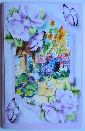 Victorian Garden & Roses 4 A5 by Sharon Wilson