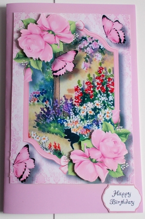 Victorian Garden & Roses 3 A5 by Sharon Wilson