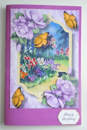 Victorian Garden & Roses 8 A5 by Sharon Wilson