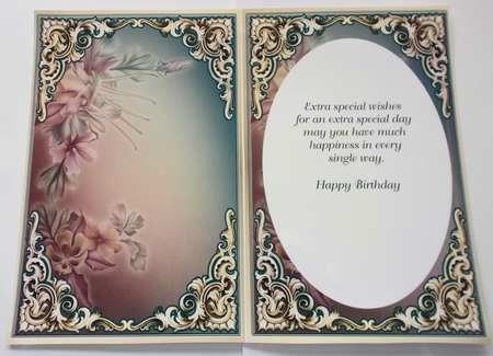 Ornamental Gold Framed Insert by Sharon Wilson