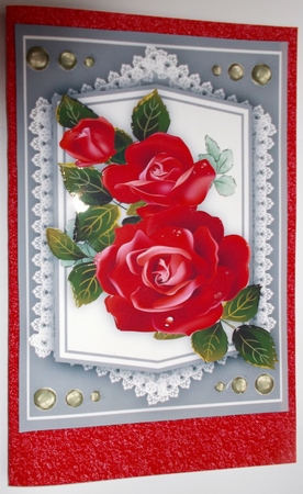 Gorgeous Red Summer Roses  by Sharon Wilson