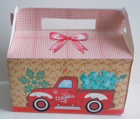 Merry Christmas truck gable box by Sharon Wilson