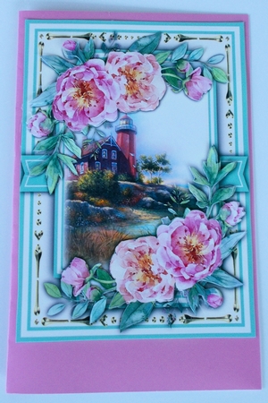 A5, The Misted Lighthouse  by Sharon Wilson