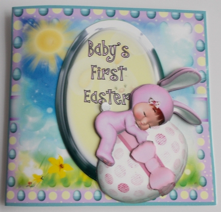 Baby Girls 1st Easter by Sharon Wilson