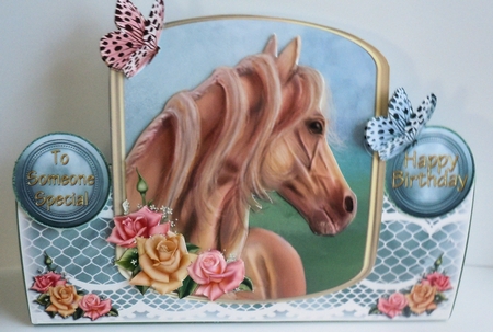 Triangle Base Mini Kit- Serene Horse #2 by Sharon Wilson