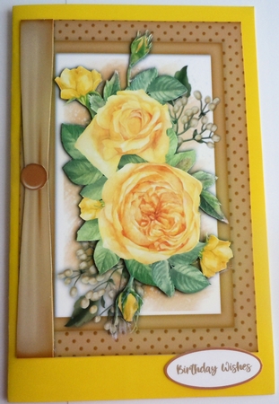 A5, Stunning Yellow Roses  by Sharon Wilson