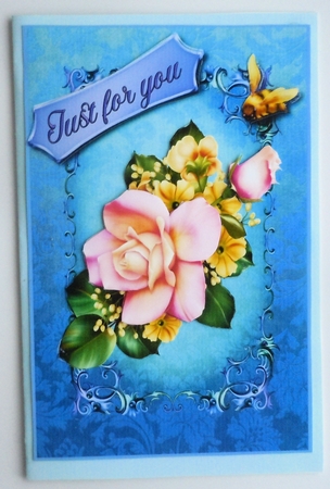 Flower Greetings 4 - Multi Occasions Card  by Sharon Wilson