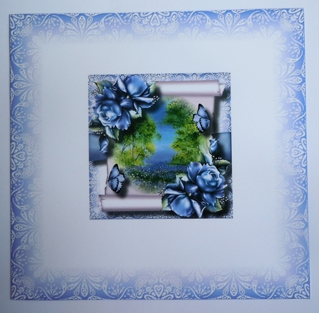 Floral Parchment Scroll QUICK TOPPER INSERTS Bumper Kit by Sharon Wilson