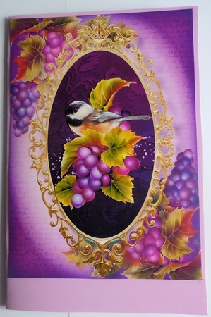 Framed Grapes A5 Topper by Sharon Wilson