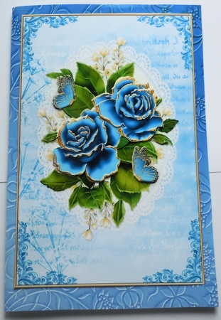 Lovely Blue Roses  by Sharon Wilson