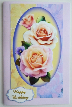 rose and many greetings by Sharon Wilson