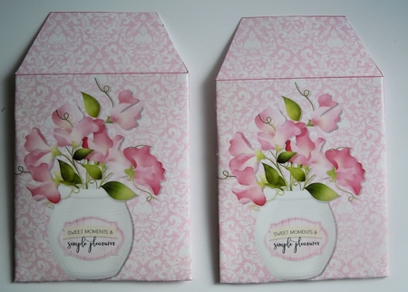 Sweet Pea Tea Bag Holders by Sharon Wilson