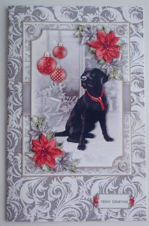 Dogs and Poinsettias Mini Kit 5 by Sharon Wilson