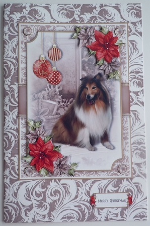 Dogs and Poinsettias Mini Kit 6 by Sharon Wilson