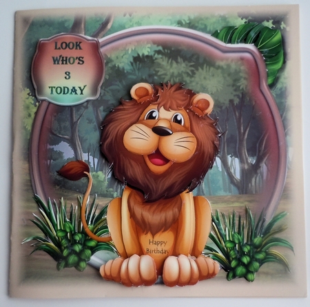 Birthday Lion for ages 1-4 by Sharon Wilson