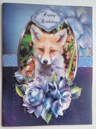 Fox Cub Card 5, Mini Kit by Sharon Wilson