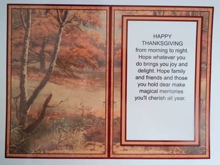 Autumn Insert by Sharon Wilson