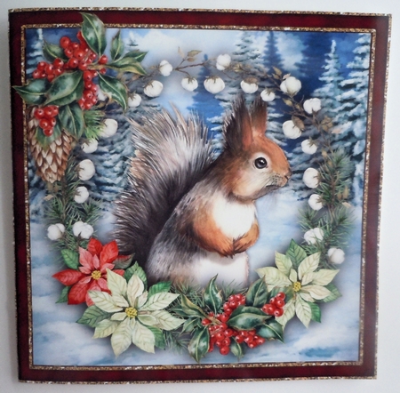 The Christmas Squirrel  by Sharon Wilson