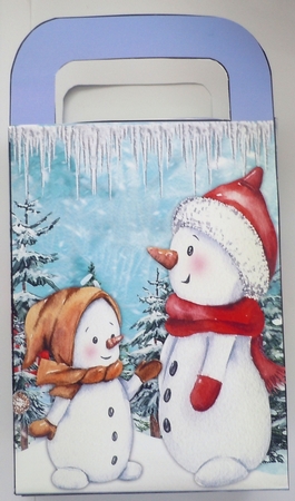 Snowmans   Gift Bag by Sharon Wilson