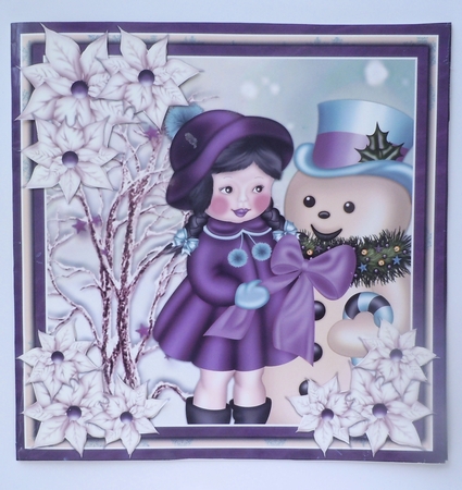Snowman Christmas Mini Kit #7 by Sharon Wilson