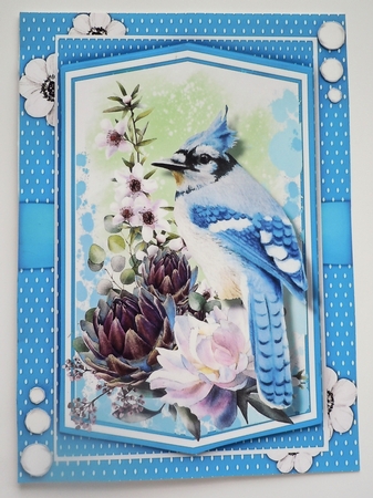 Birds in the Flowers 1 by Sharon Wilson