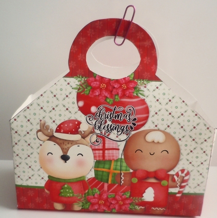 21- reindeer n ginger tote by Sharon Wilson