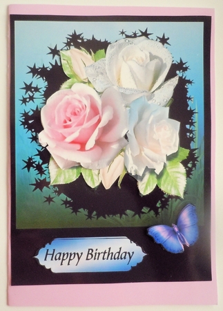 butterflies and roses by Sharon Wilson